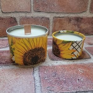 Organic Soy Wax Wood Wick Candles and Wax Melt Set